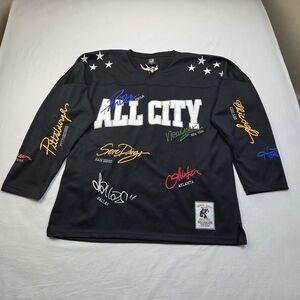 FNF Function & Future All City 73 Jersey Sweatshirt Black XXL Streetwear Graphic